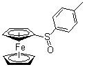 structure of CAS# 130225-27-3, [(R)-(4-甲基苯基)亚磺酰]二茂铁