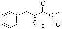 structure of CAS# 13033-84-6, D-苯丙氨酸甲酯盐酸盐