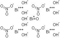 structure of CAS# 1304-85-4, Bismuth subnitrate