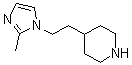 structure of CAS# 130516-99-3, 4-[2-(2-甲基-1H-吲唑-1-基)乙基]哌啶