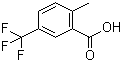 structure of CAS# 13055-63-5, 2-甲基-5-(三氟甲基)苯甲酸