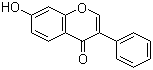 structure of CAS# 13057-72-2, 7-羟基-3-苯基苯并吡喃-4-酮