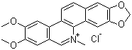 structure of CAS# 13063-04-2, 氯化两面针碱