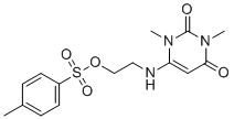 CAS # 130634-04-7, 2-[(1,3-Dimethyl-2,6-dioxopyrimidin-4-yl)amino]ethyl 4-methylbenzenesulfonate