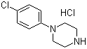 structure of CAS# 13078-12-1, 1-(4-Chlorophenyl)piperazine hydrochloride