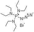 structure of CAS# 130888-29-8, 叠氮化三(二乙胺基)溴化鏻