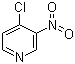 structure of CAS# 13091-23-1, 4-Chloro-3-nitropyridine