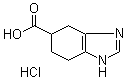 structure of CAS# 131020-57-0, 4,5,6,7-四氢-1H-苯并咪唑-5-羧酸盐酸盐