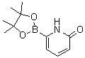 structure of CAS# 1310405-04-9, 6-(4,4,5,5-Tetramethyl-1,3,2-dioxaborolan-2-yl)-2(1H)-pyridinone