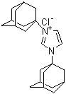 structure of CAS# 131042-78-9, 1,3-Diadamantylimidazolium chloride