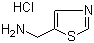 structure of CAS# 131052-46-5, 噻唑-5-基甲胺盐酸盐