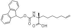 CAS 登录号：1311933-84-2, (2R)-2-[[芴甲氧羰基]氨基]-2-甲基-8-壬烯酸
