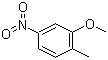 CAS # 13120-77-9, 2-Methyl-5-nitroanisole, 2-Methoxy-4-nitrotoluene