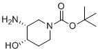 structure of CAS# 1312798-50-7, 叔-丁基(3R,4S)-3-氨基-4-羟基哌啶-1-羧酸酯