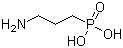 structure of CAS# 13138-33-5, 3-Aminopropylphosphonic acid