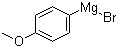 structure of CAS# 13139-86-1, 4-Methoxyphenylmagnesium bromide