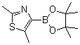 structure of CAS# 1314306-11-0, 2,5-二甲基-4-(4,4,5,5-四甲基-1,3,2-二氧硼杂环戊烷-2-基)噻唑