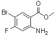 structure of CAS# 1314987-34-2, Methyl 2-amino-5-bromo-4-fluorobenzoate