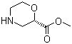 structure of CAS# 1314999-01-3, (2S)-2-Morpholinecarboxylic acid methyl ester