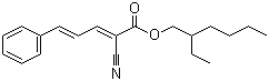 CAS 登录号：131512-74-8, 2-氰基-5-苯基-2,4-戊二烯酸 2-乙基己酯
