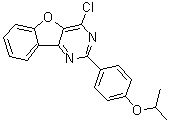 CAS # 1315326-77-2, 4-Chloro-2-[4-(1-methylethoxy)phenyl]benzofuro[3,2-d]pyrimidine