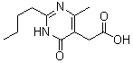 structure of CAS# 1315478-16-0, 2-丁基-1,6-二氢-4-甲基-6-氧代-5-嘧啶乙酸