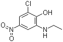 structure of CAS# 131657-78-8, 2-Chloro-6-ethylamino-4-nitrophenol