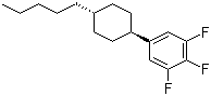 CAS # 131819-22-2, 1,2,3-Trifluoro-5-(trans-4-pentylcyclohexyl)benzene