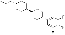 structure of CAS# 131819-23-3, trans-4-(3,4,5-Trifluorophenyl)-trans-4'-propylbicyclohexane