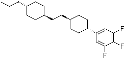structure of CAS# 131819-24-4, 1,2,3-三氟-5-[反式-4-[2-(反式-4-丙基环己基)乙基]环己基]苯