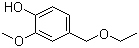 structure of CAS# 13184-86-6, Vanillyl ethyl ether