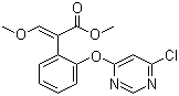 structure of CAS# 131860-97-4, (E)-2-[2-(6-氯嘧啶-4-基氧)苯基]-3-甲氧基丙烯酸甲酯