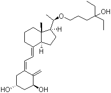 CAS # 131875-08-6, Lexacalcitol, (1S*,3R*,5Z),7aalpha))-(5Z,7E,20R)-20-((4-Ethyl-4-hydroxyhexyl)oxy)-9,10-secopregna-5,7,10(19)-triene-1alpha,3beta-diol