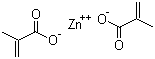 structure of CAS# 13189-00-9, Zinc methacrylate