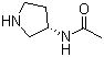 structure of CAS# 131900-62-4, (3R)-(+)-3-Acetamidopyrrolidine