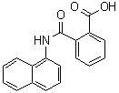 structure of CAS# 132-66-1, 2-(1-萘基氨基甲酰基)苯甲酸