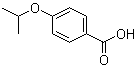 structure of CAS# 13205-46-4, 4-(Isopropyloxy)benzoic acid