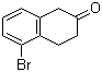 structure of CAS# 132095-53-5, 5-Bromo-2-tetralone