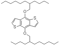 structure of CAS# 1321590-78-6, 4,8-二[(2-丁基辛基)氧基]苯并[1,2-b:4,5-b']二噻吩