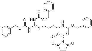 structure of CAS# 132160-73-7, (10S)-10-[[(2,5-二氧代-1-吡咯烷基)氧基]羰基]-3-氧代-1-苯基-5-[[(苯基甲氧基)羰基]氨基]-2-氧杂-4,6,11-三氮杂十二碳-4-烯-12-酸苄酯