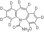 CAS 登录号：132183-78-9, 卡马西平-D10, 酰胺咪嗪-D10, 5H-二苯并[b,f]氮杂卓-5-甲酰胺-D10
