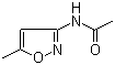 CAS # 13223-74-0, N-(5-Methyl-1,2-oxazol-3-yl)acetamide, N-(5-Methylisoxazol-3-yl)acetamide