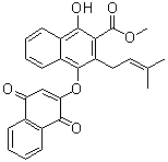 structure of CAS# 132242-52-5, 钩毛茜草素 C