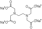 structure of CAS# 13235-36-4, Ethylenediaminetetraacetic acid tetrasodium salt