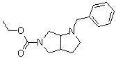 structure of CAS# 132414-78-9, 2-苄基-2,7-二氮杂双环[3.3.0]辛烷-7-羧酸乙酯