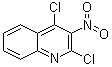 structure of CAS# 132521-66-5, 2,4-二氯-3-硝基喹啉