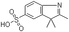 structure of CAS# 132557-72-3, 2,3,3-三甲基-3H-吲哚-5-磺酸