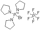 structure of CAS# 132705-51-2, Bromo-tris-pyrrolidino-phosphonium hexafluorophosphate