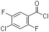 structure of CAS# 132794-08-2, 4-氯-2,5-二氟苯甲酰氯