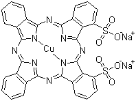 structure of CAS# 1328-51-4, Solvent Blue 38